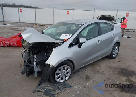 2014 Kia Rio Lx из США, поврежденный, VIN KNADM4A38E6369891